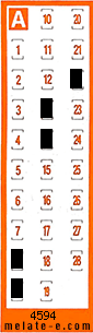 Volante ganador del sorteo 4594 de Chispazo