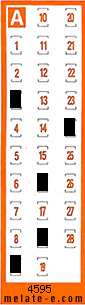 Volante ganador del sorteo 4595 de Chispazo