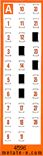 Volante ganador del sorteo 4596 de Chispazo