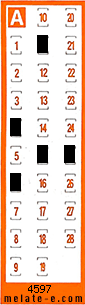 Volante ganador del sorteo 4597 de Chispazo