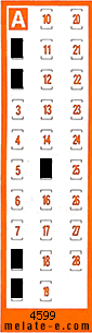 Volante ganador del sorteo 4599 de Chispazo
