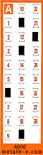 Volante ganador del sorteo 4606 de Chispazo