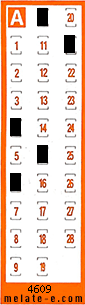 Volante ganador del sorteo 4609 de Chispazo