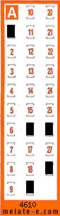 Volante ganador del sorteo 4610 de Chispazo