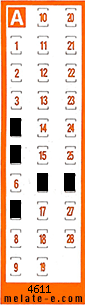 Volante ganador del sorteo 4611 de Chispazo