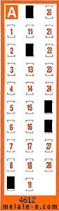 Volante ganador del sorteo 4612 de Chispazo