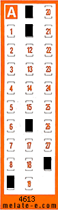 Volante ganador del sorteo 4613 de Chispazo