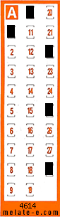 Volante ganador del sorteo 4614 de Chispazo