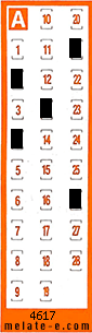 Volante ganador del sorteo 4617 de Chispazo