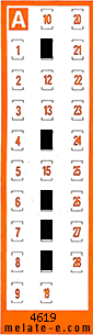 Volante ganador del sorteo 4619 de Chispazo