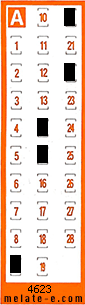 Volante ganador del sorteo 4623 de Chispazo