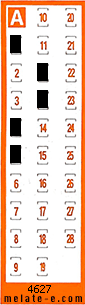 Volante ganador del sorteo 4627 de Chispazo