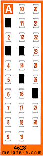 Volante ganador del sorteo 4628 de Chispazo
