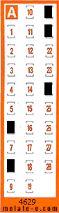 Volante ganador del sorteo 4629 de Chispazo