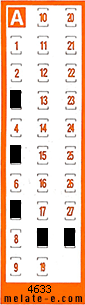 Volante ganador del sorteo 4633 de Chispazo