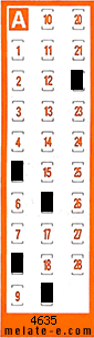 Volante ganador del sorteo 4635 de Chispazo