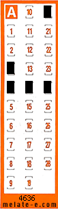 Volante ganador del sorteo 4636 de Chispazo