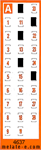 Volante ganador del sorteo 4637 de Chispazo