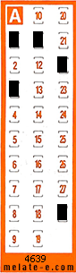Volante ganador del sorteo 4639 de Chispazo