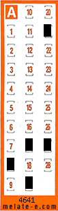 Volante ganador del sorteo 4641 de Chispazo