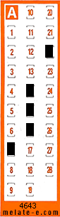 Volante ganador del sorteo 4643 de Chispazo