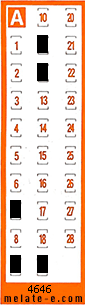 Volante ganador del sorteo 4646 de Chispazo