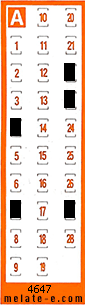 Volante ganador del sorteo 4647 de Chispazo
