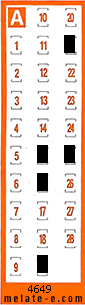 Volante ganador del sorteo 4649 de Chispazo