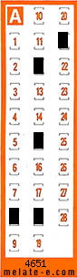 Volante ganador del sorteo 4651 de Chispazo