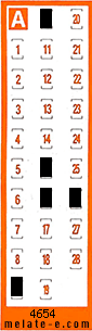 Volante ganador del sorteo 4654 de Chispazo