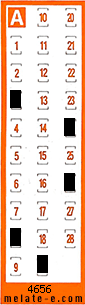 Volante ganador del sorteo 4656 de Chispazo