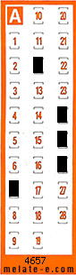 Volante ganador del sorteo 4657 de Chispazo