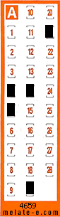 Volante ganador del sorteo 4659 de Chispazo