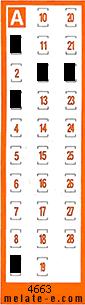 Volante ganador del sorteo 4663 de Chispazo