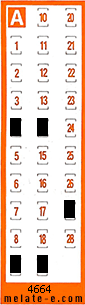 Volante ganador del sorteo 4664 de Chispazo