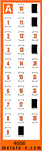 Volante ganador del sorteo 4666 de Chispazo