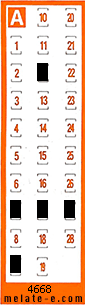 Volante ganador del sorteo 4668 de Chispazo