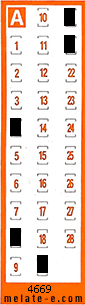 Volante ganador del sorteo 4669 de Chispazo