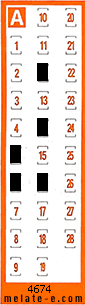 Volante ganador del sorteo 4674 de Chispazo