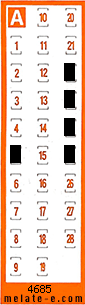 Volante ganador del sorteo 4685 de Chispazo