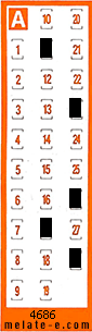 Volante ganador del sorteo 4686 de Chispazo