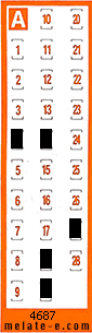 Volante ganador del sorteo 4687 de Chispazo