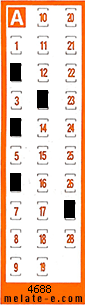 Volante ganador del sorteo 4688 de Chispazo