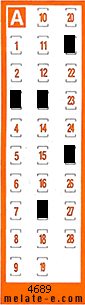 Volante ganador del sorteo 4689 de Chispazo