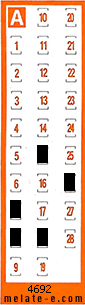 Volante ganador del sorteo 4692 de Chispazo