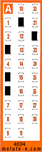 Volante ganador del sorteo 4694 de Chispazo