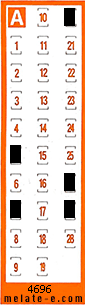 Volante ganador del sorteo 4696 de Chispazo
