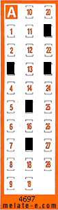 Volante ganador del sorteo 4697 de Chispazo