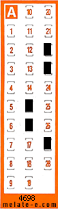 Volante ganador del sorteo 4698 de Chispazo