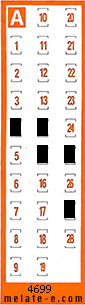 Volante ganador del sorteo 4699 de Chispazo